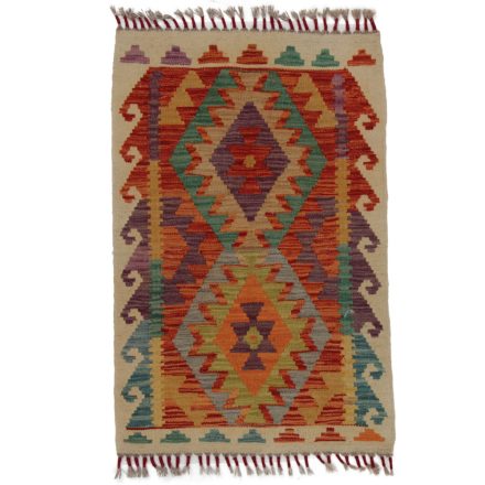 Kilim szőnyeg Chobi 63x98 kézi szövésű afgán gyapjú kilim