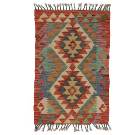 Kilim szőnyeg Chobi 91x60 kézi szövésű afgán gyapjú kilim