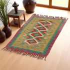 Kilim szőnyeg Chobi 94x58 kézi szövésű afgán gyapjú kilim