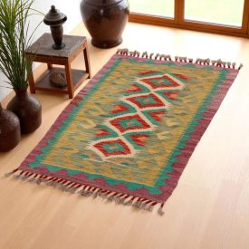   Kilim szőnyeg Chobi 94x58 kézi szövésű afgán gyapjú kilim