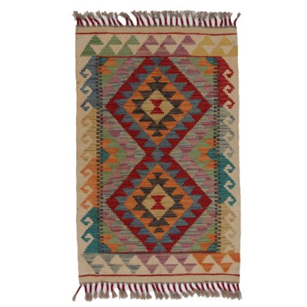 Kilim szőnyeg Chobi 92x59 kézi szövésű afgán gyapjú kilim