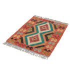 Kilim szőnyeg Chobi 87x65 kézi szövésű afgán gyapjú kilim