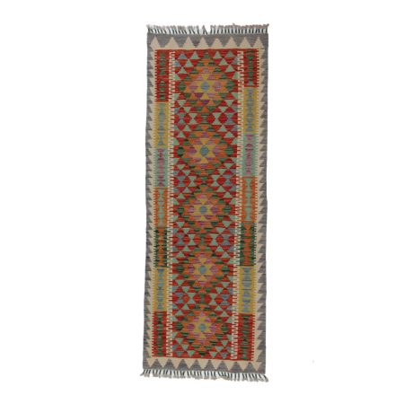 Kilim futószőnyeg Chobi 68x184 kézi szövésű afgán gyapjú kilim