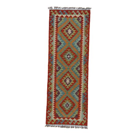 Kilim futószőnyeg Chobi 72x200 kézi szövésű afgán gyapjú kilim