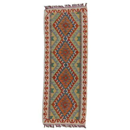 Kilim futószőnyeg Chobi 76x202 kézi szövésű afgán gyapjú kilim