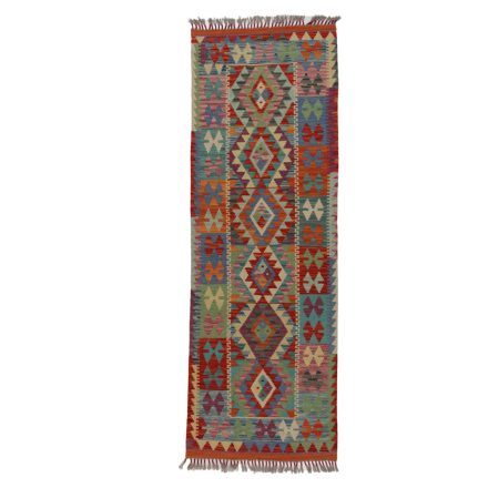 Kilim futószőnyeg Chobi 76x220 kézi szövésű afgán gyapjú kilim