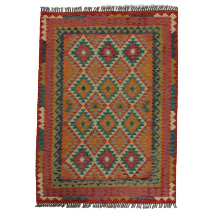 Kilim szőnyeg Chobi 205x150 kézi szövésű afgán gyapjú kilim