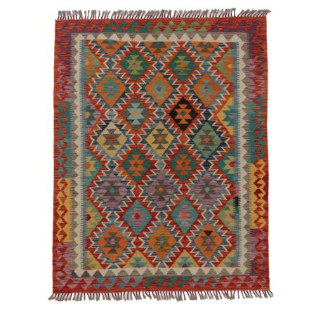 Chobi Kilim szőnyeg 190x151 kézi szövésű afgán gyapjú kilim