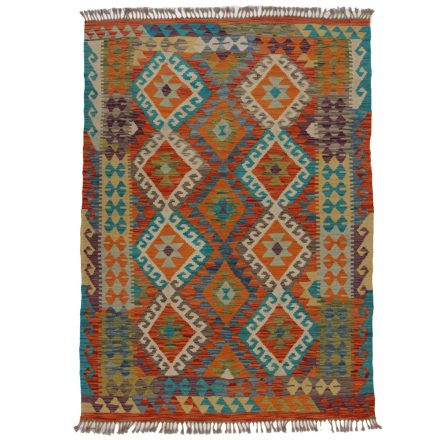 Kilim szőnyeg Chobi 202x150 kézi szövésű afgán gyapjú kilim