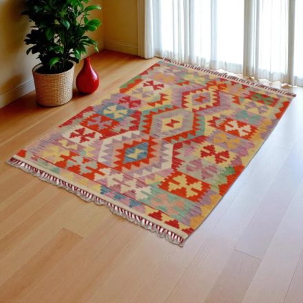 Kilim szőnyeg Chobi 152x101 kézi szövésű afgán gyapjú kilim