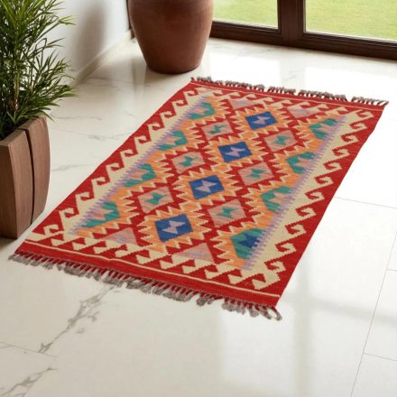 Afgán Kilim szőnyeg Chobi 125x77 kézi szövésű etnikai kilim