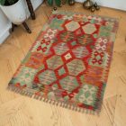 Maimana Kilim szőnyeg 99x150 kézi szövésű afgán Kilim
