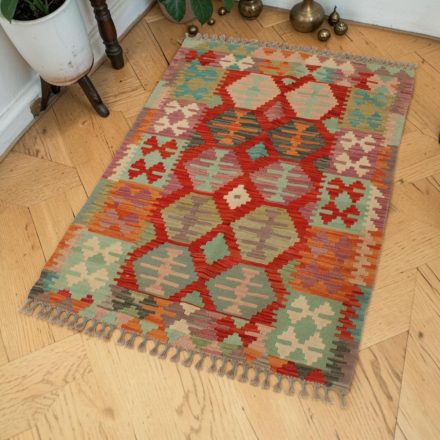 Maimana Kilim szőnyeg 99x150 kézi szövésű afgán Kilim