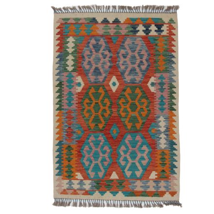 Chobi Kilim szőnyeg 154x104 kézi szövésű afgán gyapjú kilim