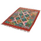 Kilim szőnyeg Chobi 125x87 kézi szövésű afgán gyapjú kilim