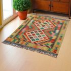 Chobi Kilim szőnyeg 131x93 kézi szövésű gyapjú kilim