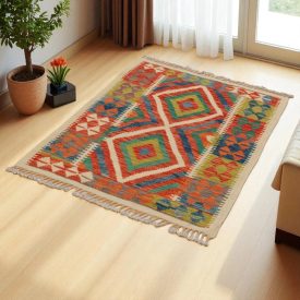   Kézi szövésű Kilim szőnyeg Chobi 117x83 kézi szövésű etnikai kilim