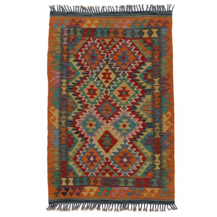 Kilim szőnyeg Chobi 150x102 kézi szövésű afgán gyapjú kilim