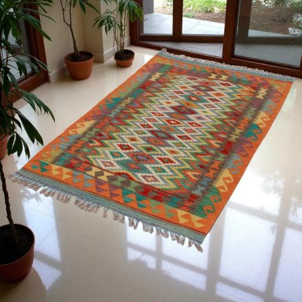 Afgán Kilim szőnyeg 99x159 kézi szövésű etnikai kilim