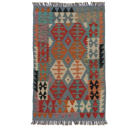 Kilim szőnyeg Chobi 155x101 kézi szövésű afgán gyapjú szőttes