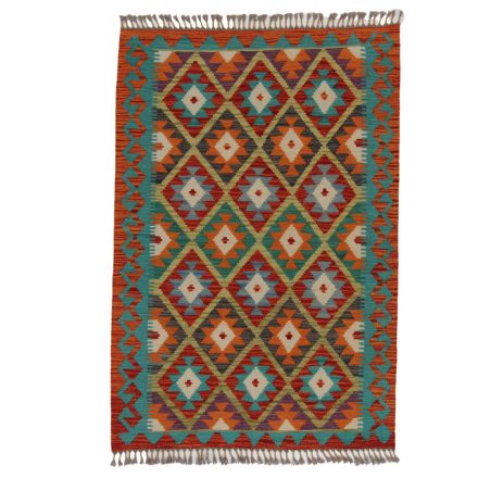 Kilim szőnyeg Chobi 149x103 kézi szövésű afgán gyapjú kilim