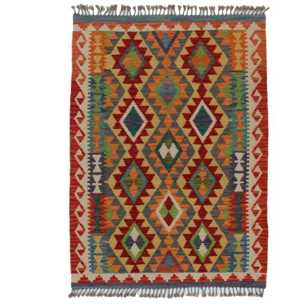 Afgán Kilim szőnyeg 154x112 kézi szövésű etnikai kilim