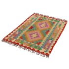 Chobi Kilim szőnyeg 122x83 kézi szövésű afgán gyapjú kilim