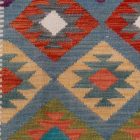 Chobi Kilim szőnyeg 123x79 kézi szövésű afgán gyapjú kilim