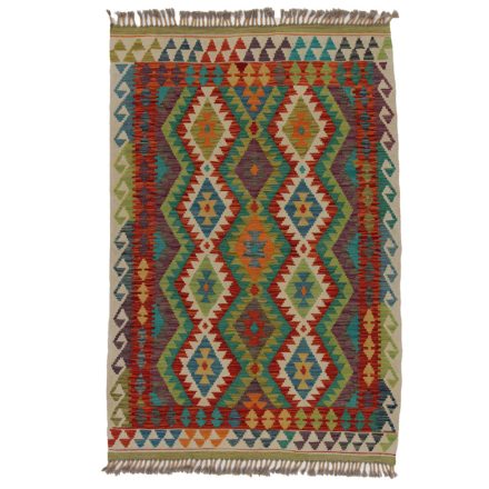 Kilim szőnyeg Chobi 162x109 kézi szövésű afgán gyapjú kilim