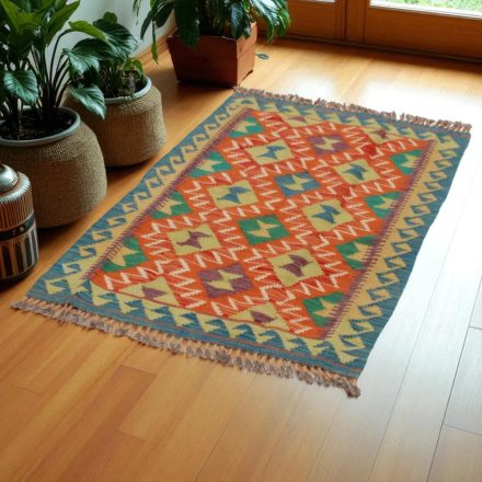 Afgán Kilim szőnyeg Chobi 125x78 kézi szövésű etnikai kilim