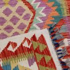 Kilim szőnyeg Chobi 115x81 kézi szövésű afgán gyapjú kilim