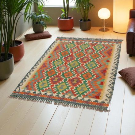 Afgán szőttes Chobi 150x98 afgán kézi síkszövött szőnyeg