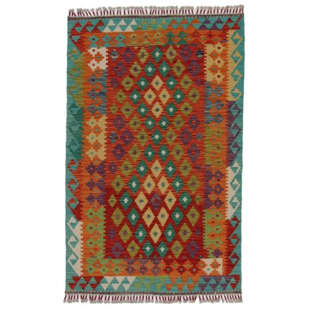 Chobi Kilim szőnyeg 158x98 kézi szövésű gyapjú kilim