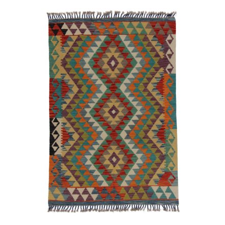 Kilim szőnyeg Chobi 105x152 kézi szövésű afgán gyapjú kilim