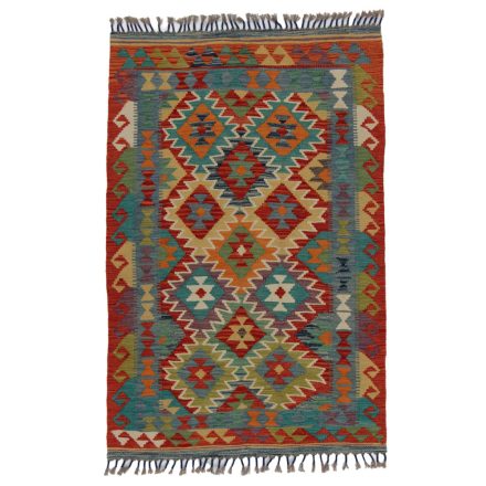 Kilim szőnyeg Chobi 156x102 kézi szövésű afgán gyapjú kilim