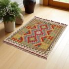 Kilim szőnyeg Chobi 87x122 kézi szövésű afgán gyapjú kilim