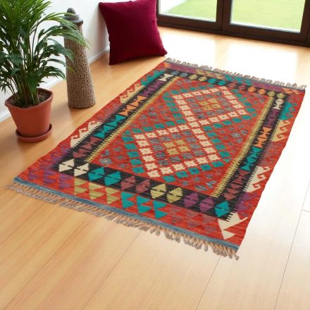 Kilim szőnyeg Chobi 174x103 kézi szövésű afgán gyapjú kilim