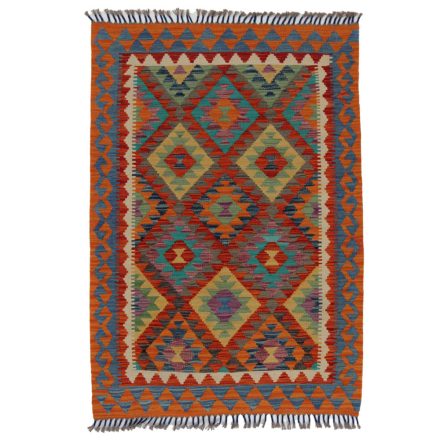 Afgán szőttes Chobi 151x106 kézi szövésű gyapjú kilim