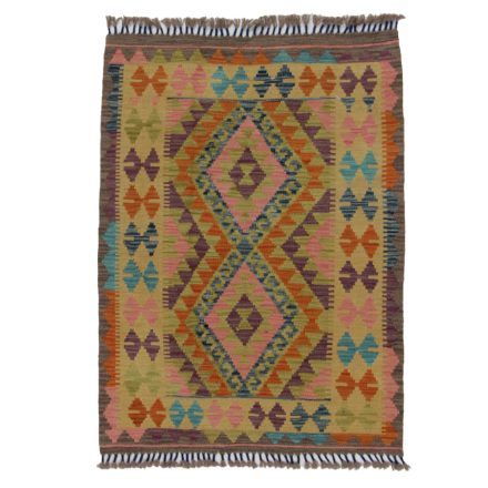 Chobi Kilim szőnyeg 117x87 kézi szövésű afgán gyapjú kilim