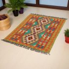Chobi Kilim szőnyeg 118x88 kézi szövésű afgán gyapjú kilim