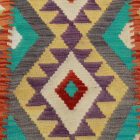 Chobi Kilim szőnyeg 118x88 kézi szövésű afgán gyapjú kilim