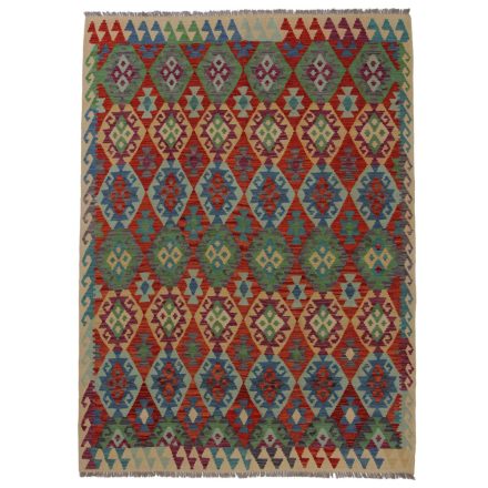 Kilim szőnyeg Chobi 243x179 kézi szövésű afgán gyapjú kilim