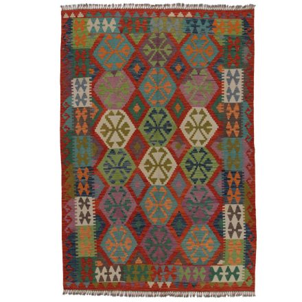 Kilim szőnyeg Chobi 202x288 kézi szövésű afgán gyapjú kilim