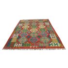 Kilim szőnyeg Chobi 202x288 kézi szövésű afgán gyapjú kilim