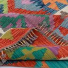 Kilim szőnyeg Chobi 202x288 kézi szövésű afgán gyapjú kilim