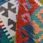 Kilim szőnyeg Chobi 202x288 kézi szövésű afgán gyapjú kilim