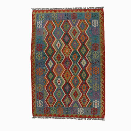 Kilim szőnyeg Chobi 211x302 kézi szövésű afgán gyapjú kilim