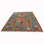 Kilim szőnyeg Chobi 211x302 kézi szövésű afgán gyapjú kilim