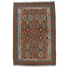 Kilim szőnyeg Chobi 203x294 kézi szövésű afgán gyapjú kilim