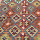Kilim szőnyeg Chobi 203x294 kézi szövésű afgán gyapjú kilim